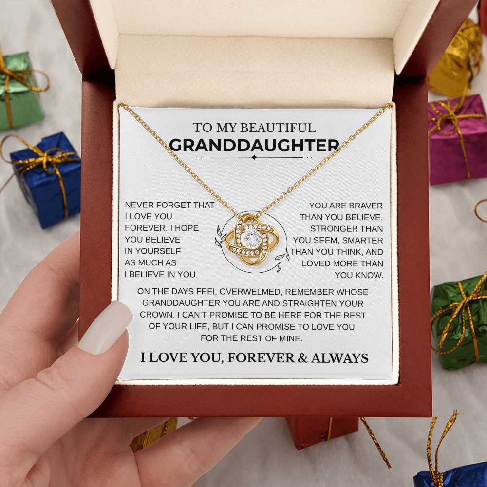 Gift for Granddaughter - "Never Forget that I Love You"