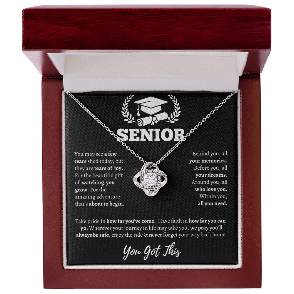Senior Graduation Gift - Love Knot Necklace