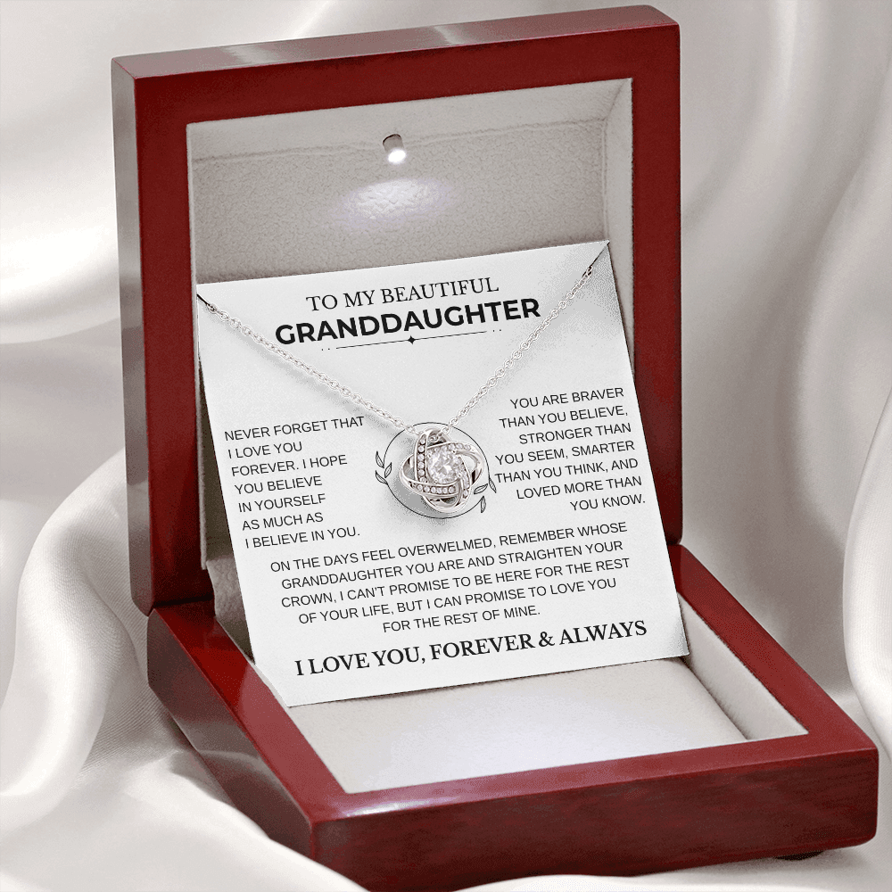 Gift for Granddaughter - "Never Forget that I Love You"