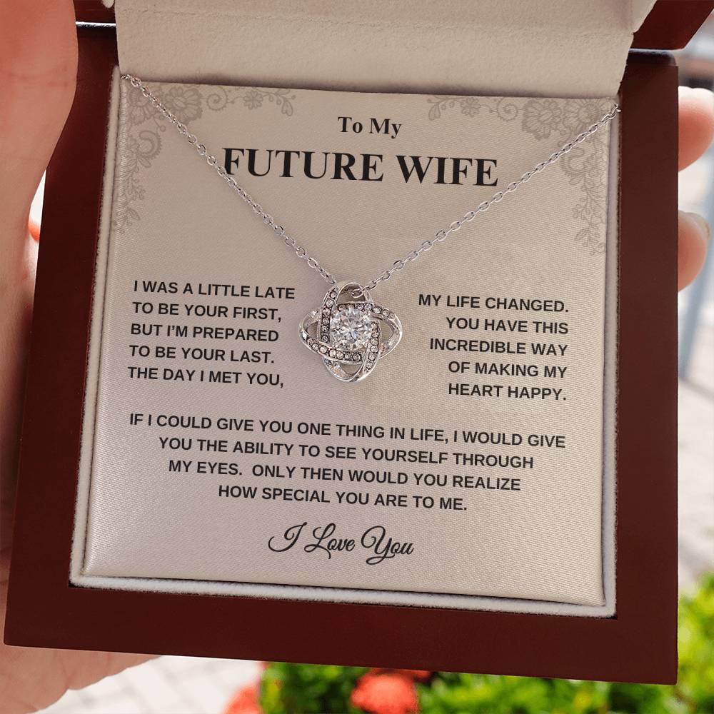 To My Future Wife | Love Knot Necklace