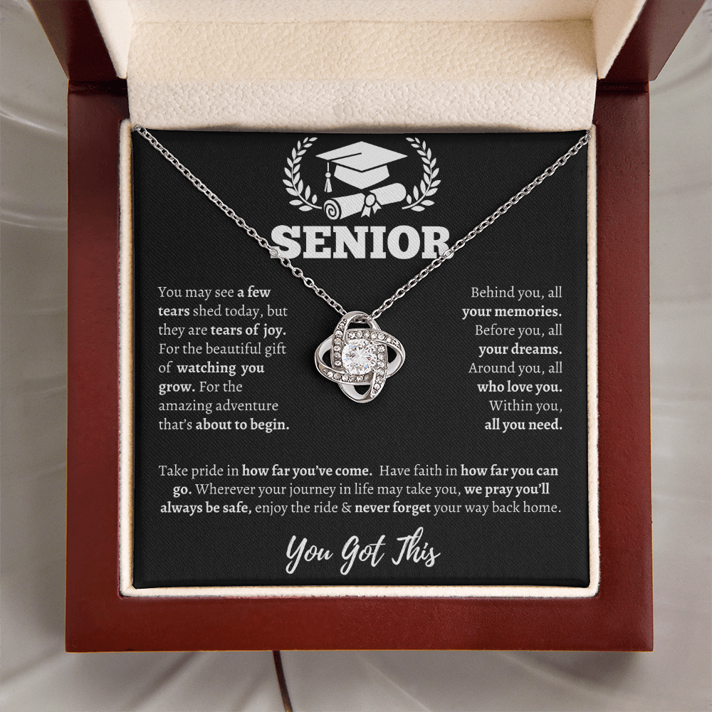 Senior Graduation Gift - Love Knot Necklace