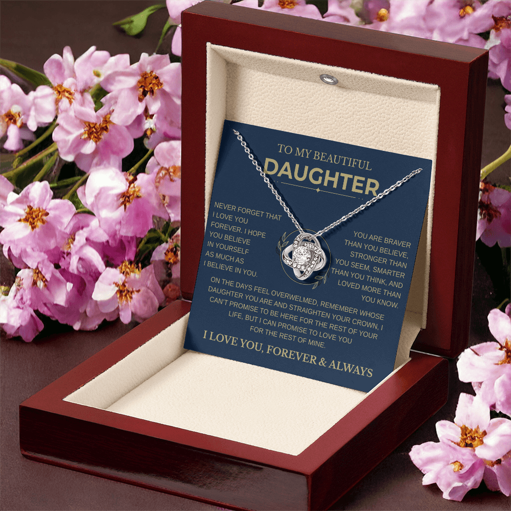 Gift for Daughter - "Never Forget That I Love You"