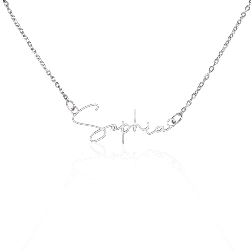 Badass Daughter Name Necklace