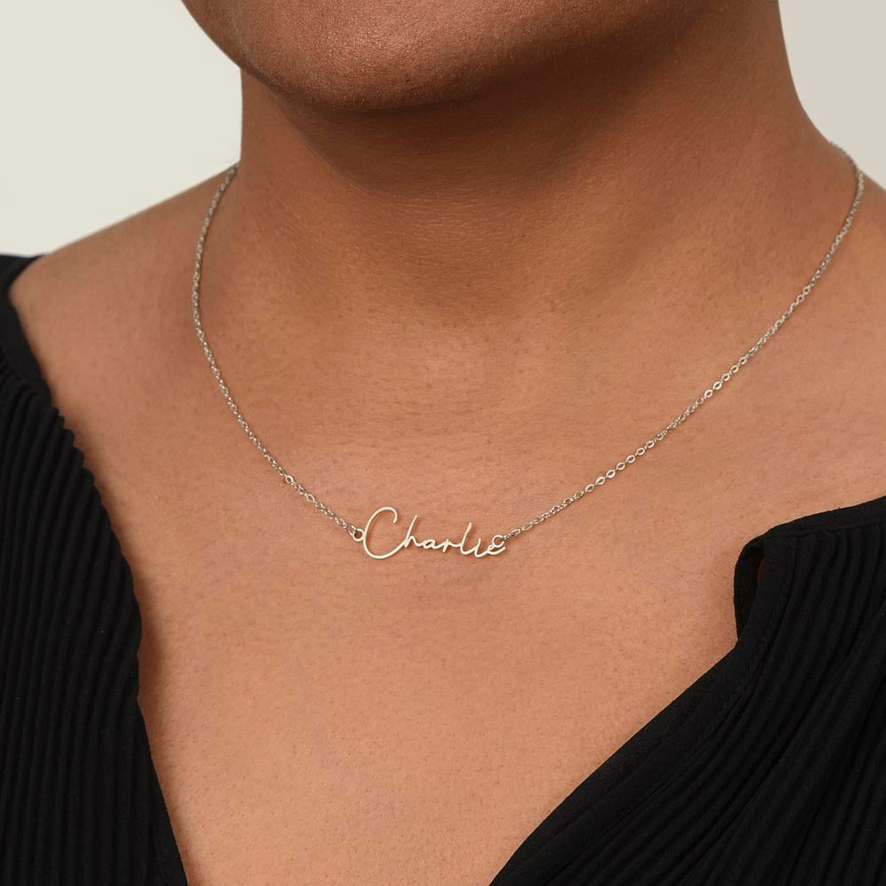 Badass Daughter Name Necklace