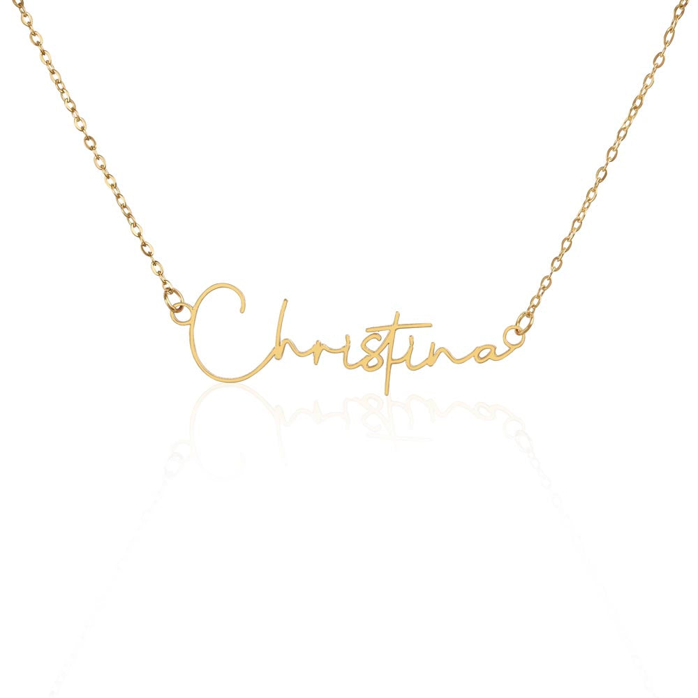 Badass Daughter Name Necklace