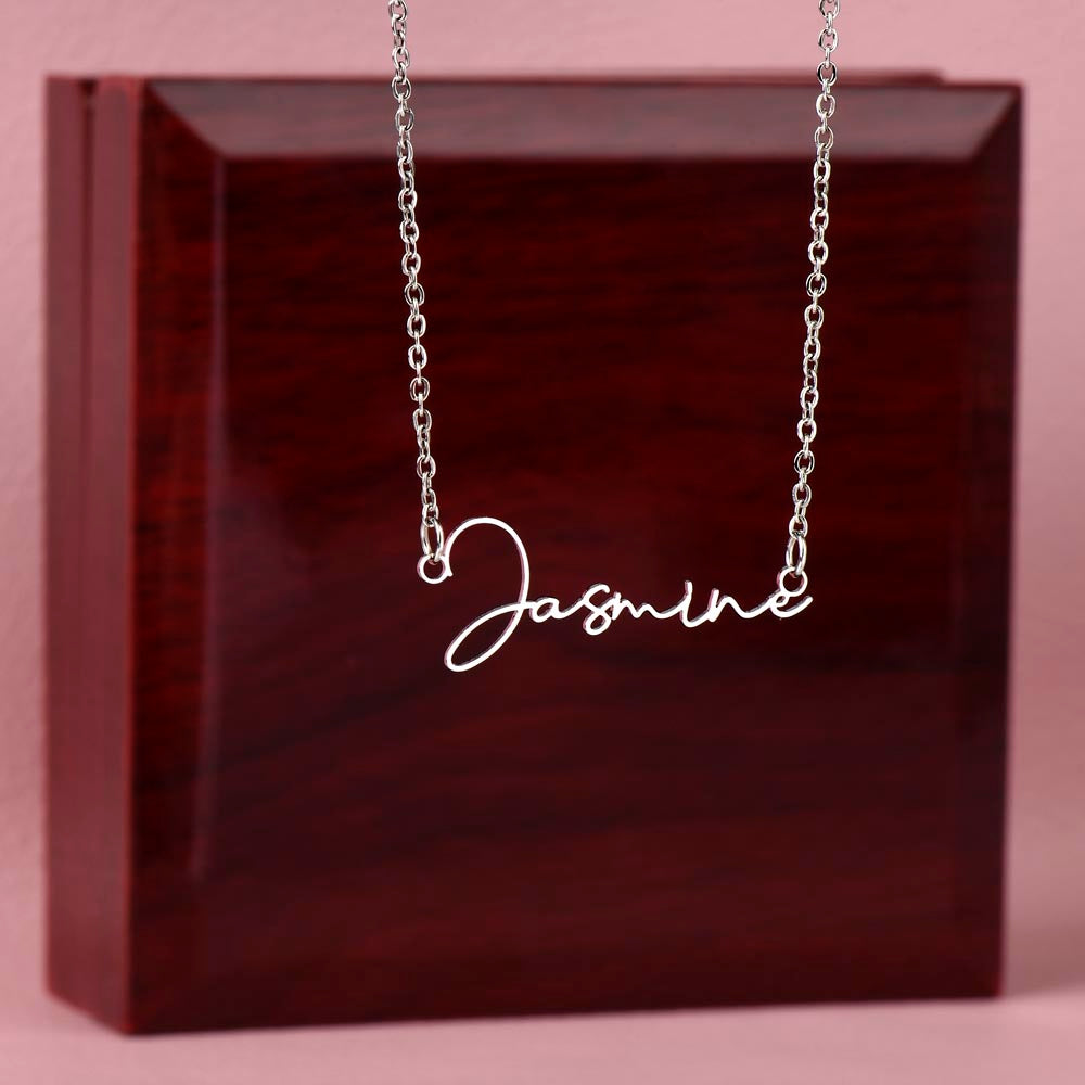 Badass Daughter Name Necklace