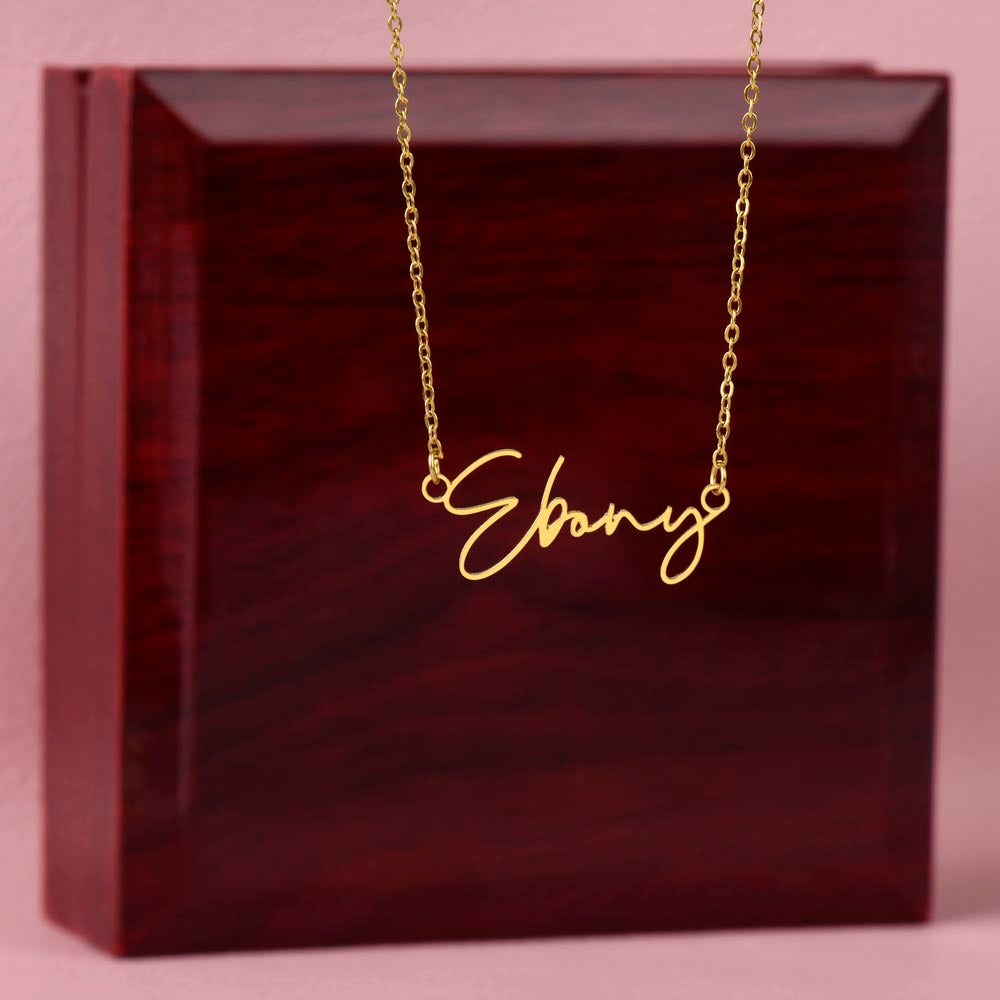 Badass Daughter Name Necklace