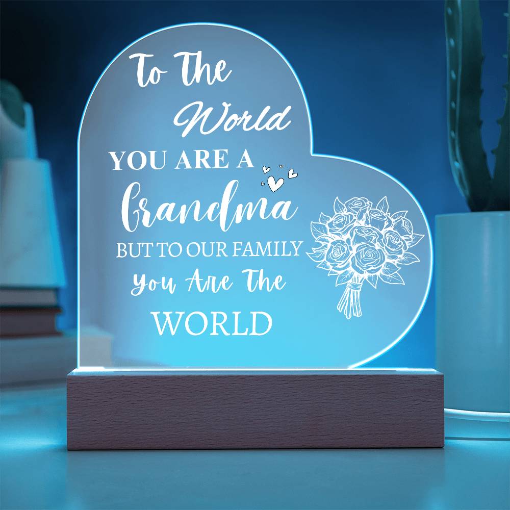 To My Grandma | Acrylic Plaque