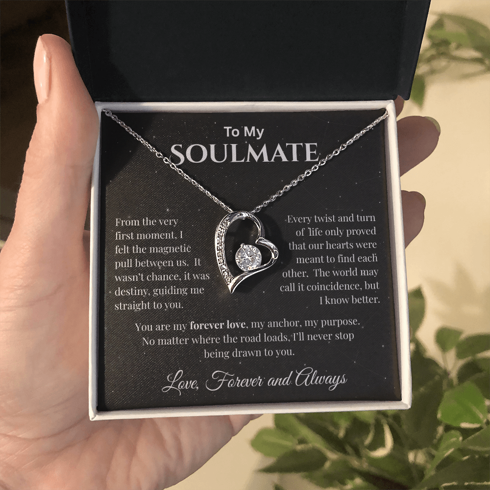 To My Soulmate - The Magnetic Pull Between Us - Forever Love Necklace