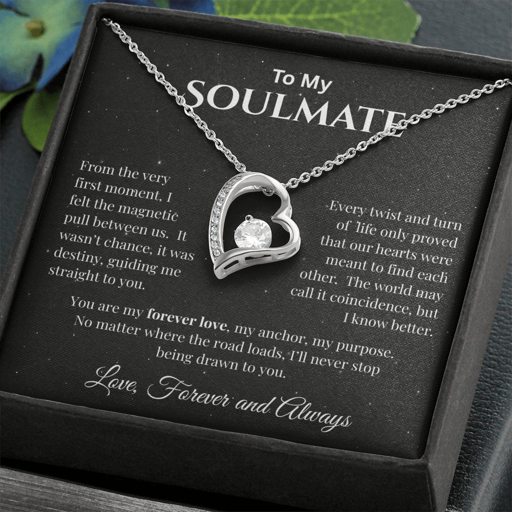 To My Soulmate - The Magnetic Pull Between Us - Forever Love Necklace