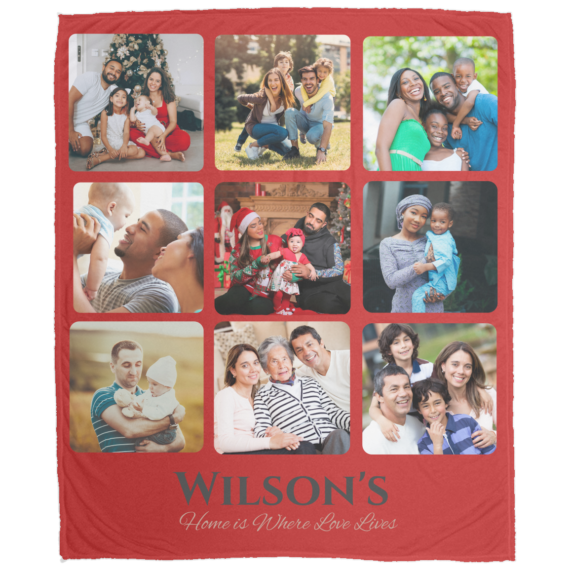 Custom Family Photo Blanket – A Personalized Keepsake for Every Generation