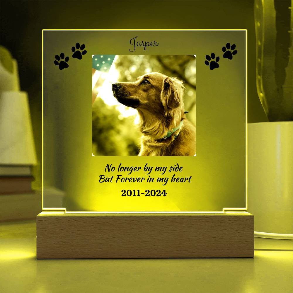 Pet Memorial - Acrylic Square Plaque