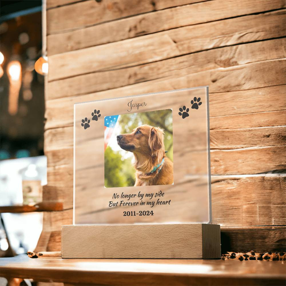 Pet Memorial - Acrylic Square Plaque