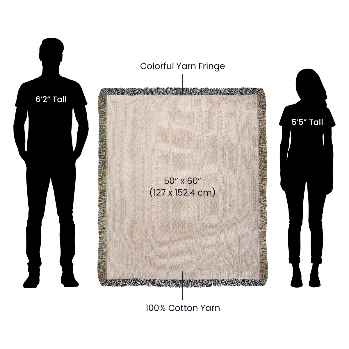 Personalized Daughter Woven Blanket — A Gift of Love from Mom