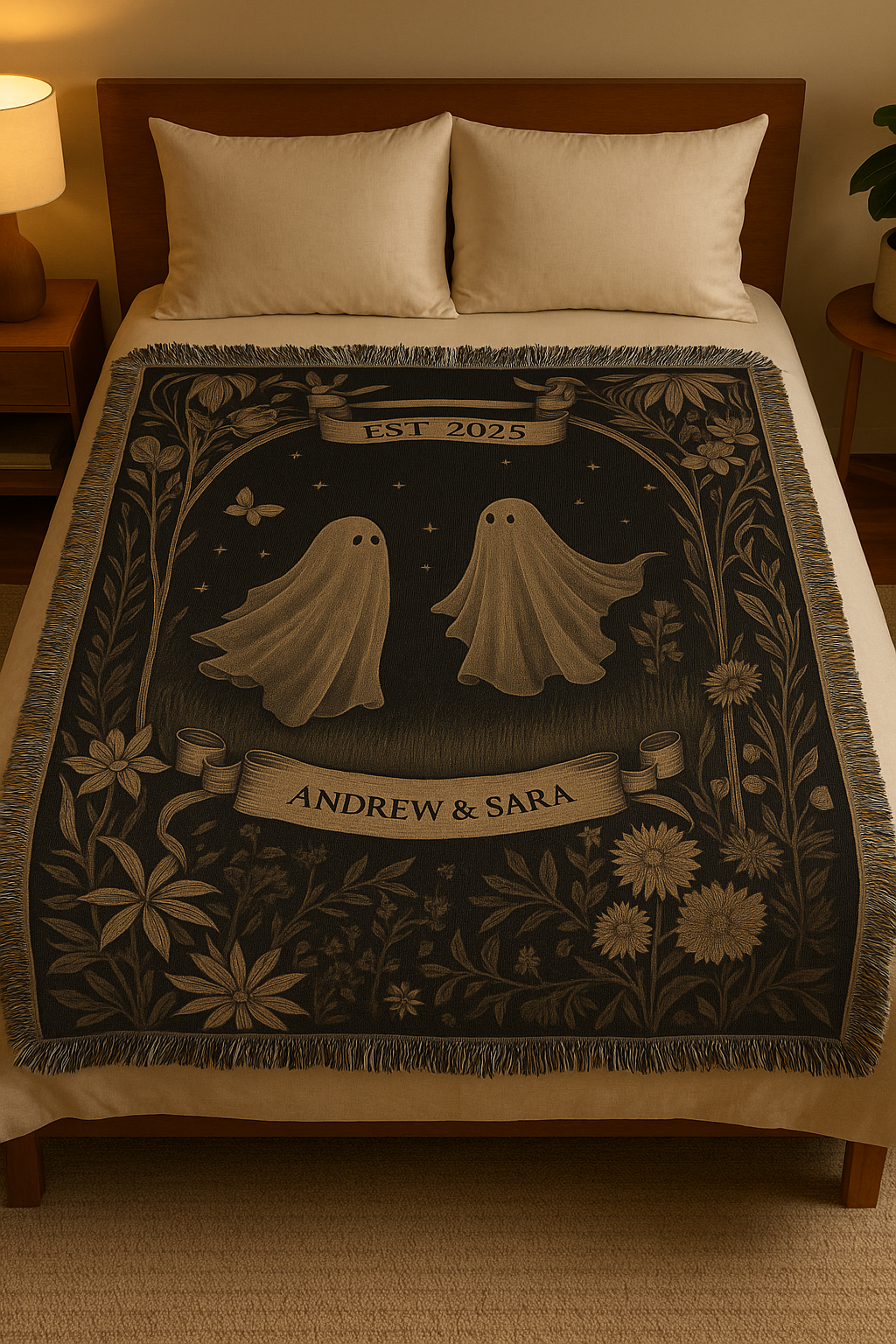 Personalized Heirloom Woven Blanket - Unique Gift for Loved Ones