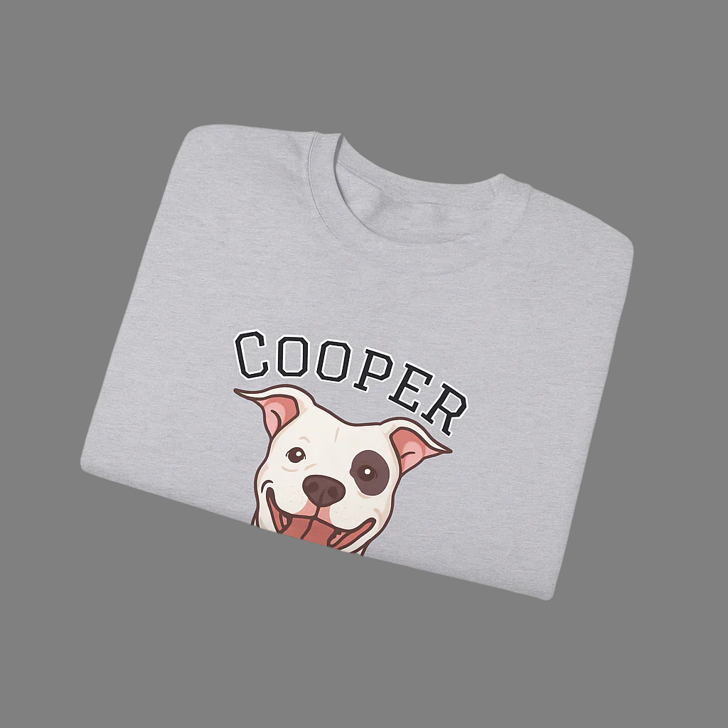 "Personalized Pet Sweatshirt-Custom Name & Color