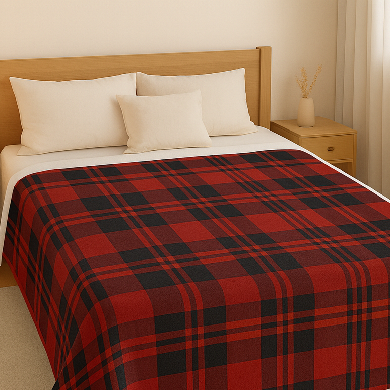 Cozy Plaid Blanket - Luxurious Silky Soft Throw Blanket