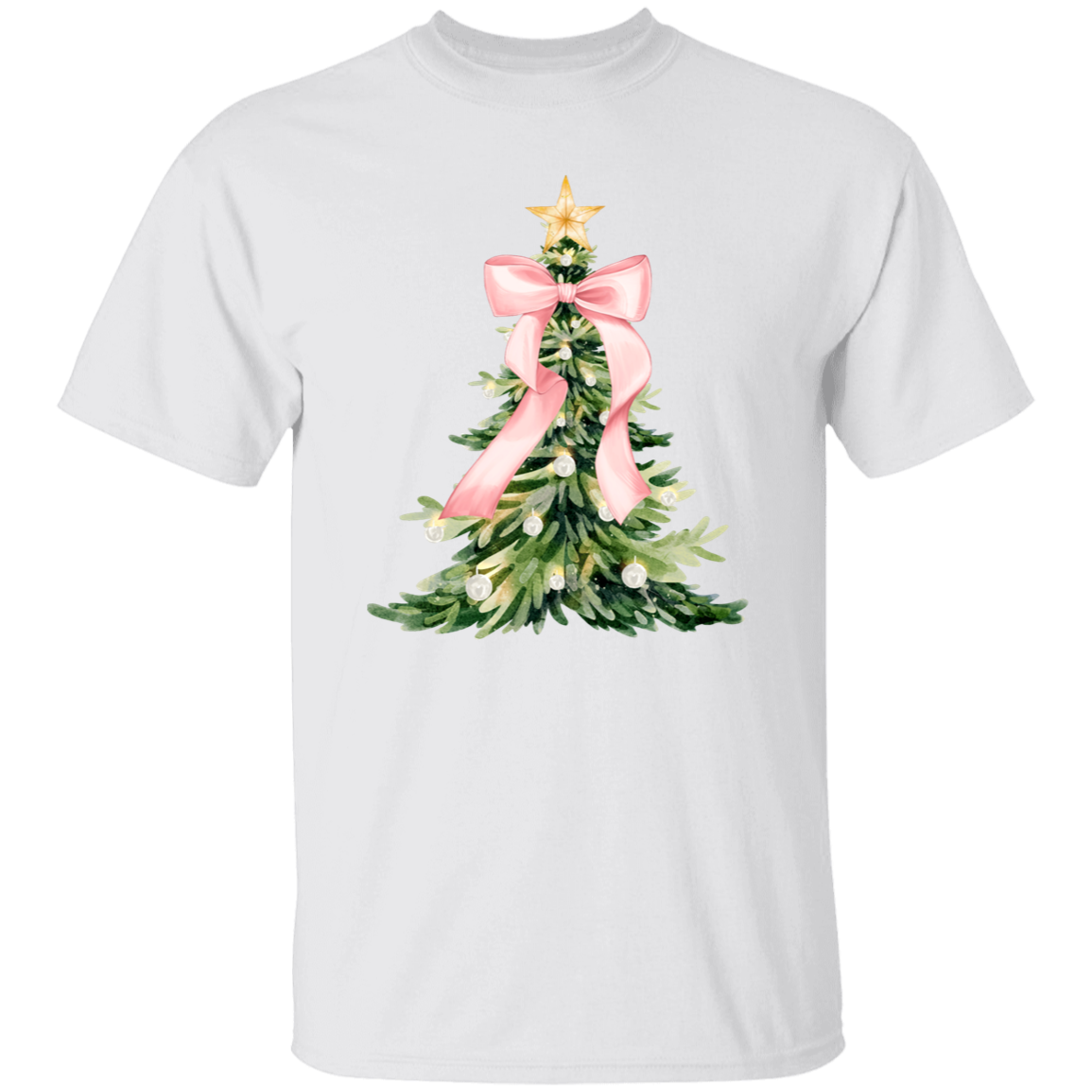 Pink Christmas Bow T-Shirt | Sweatshirt