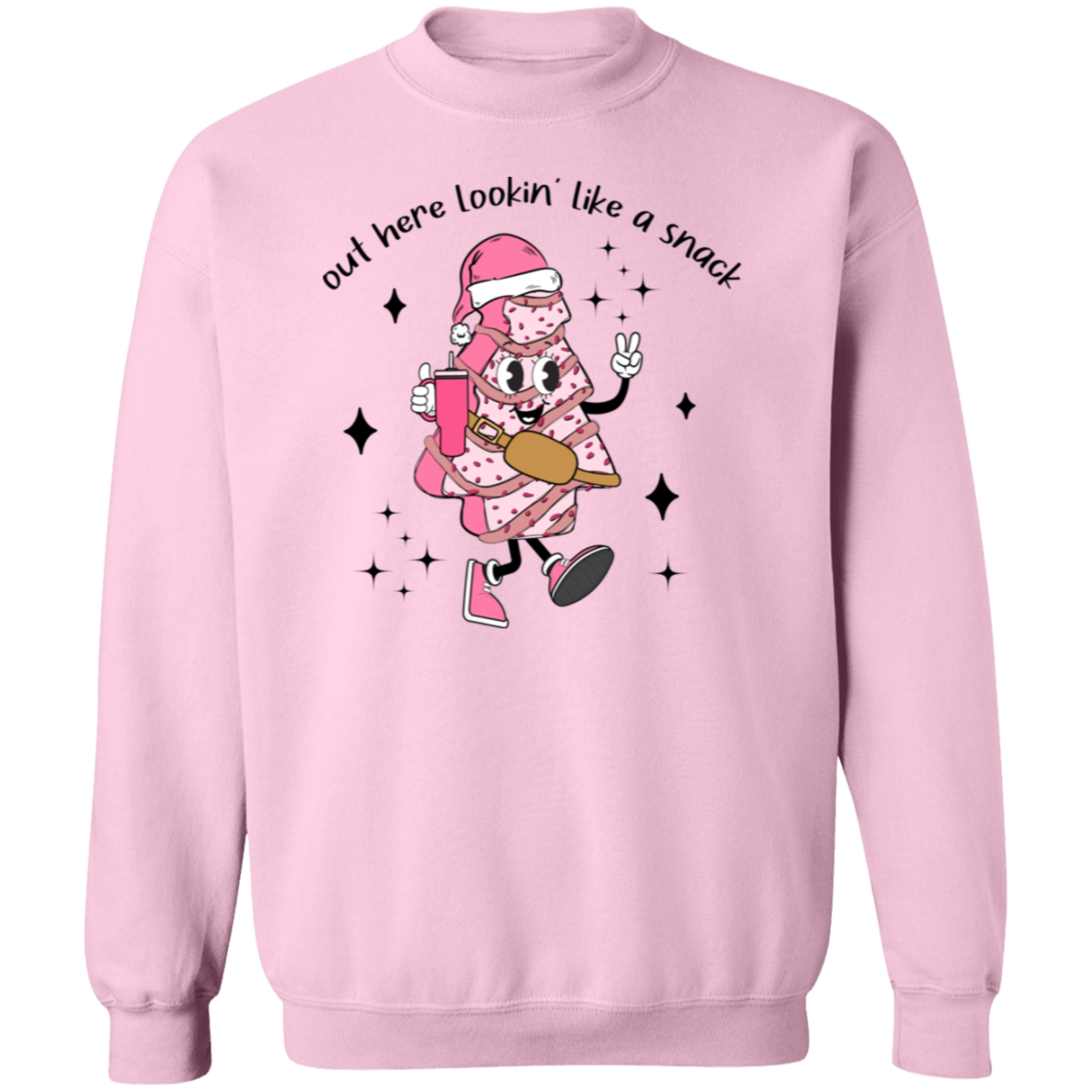 Looking Like a Snack - Crewneck Pullover Sweatshirt