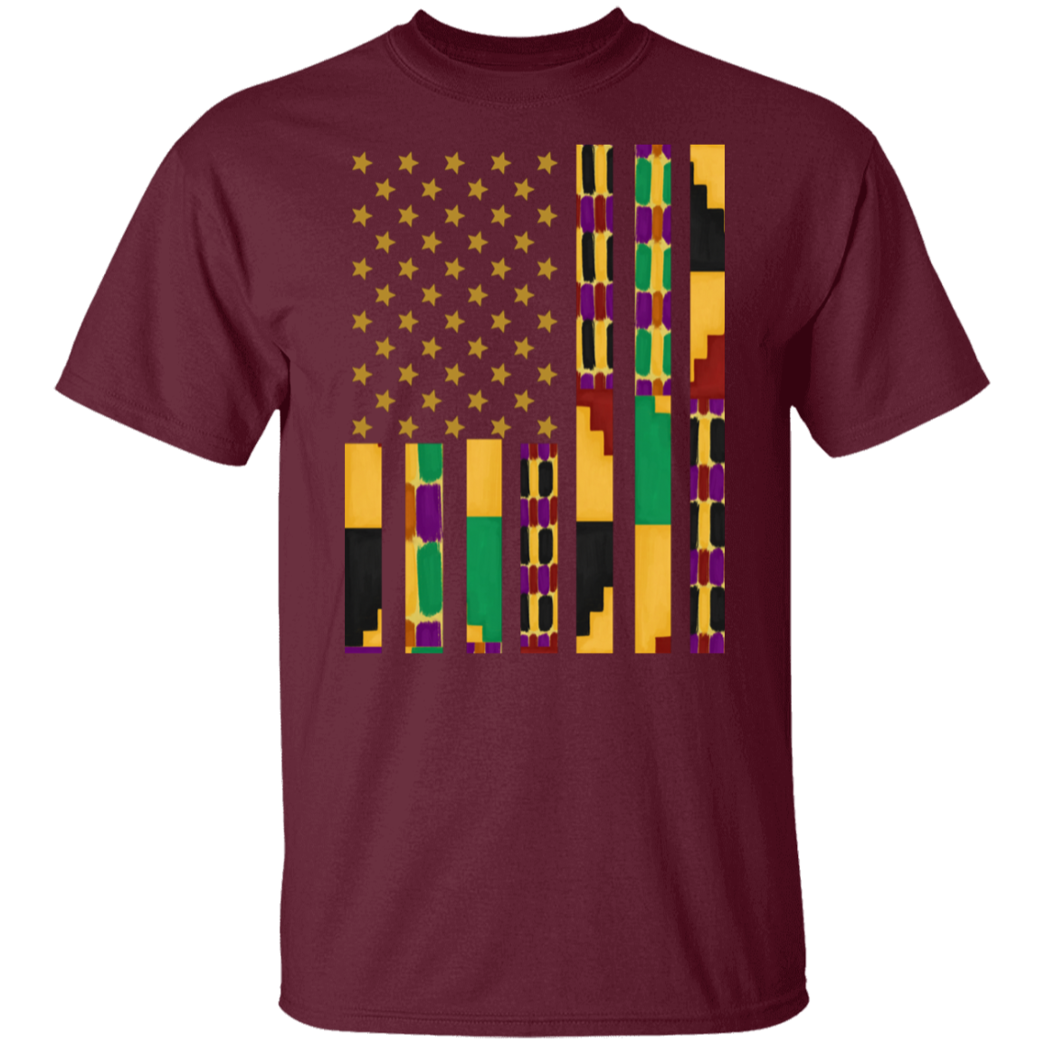 African Kente Flag T-Shirt