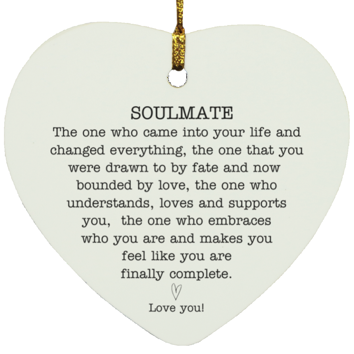 Soulmate Heart Ornament