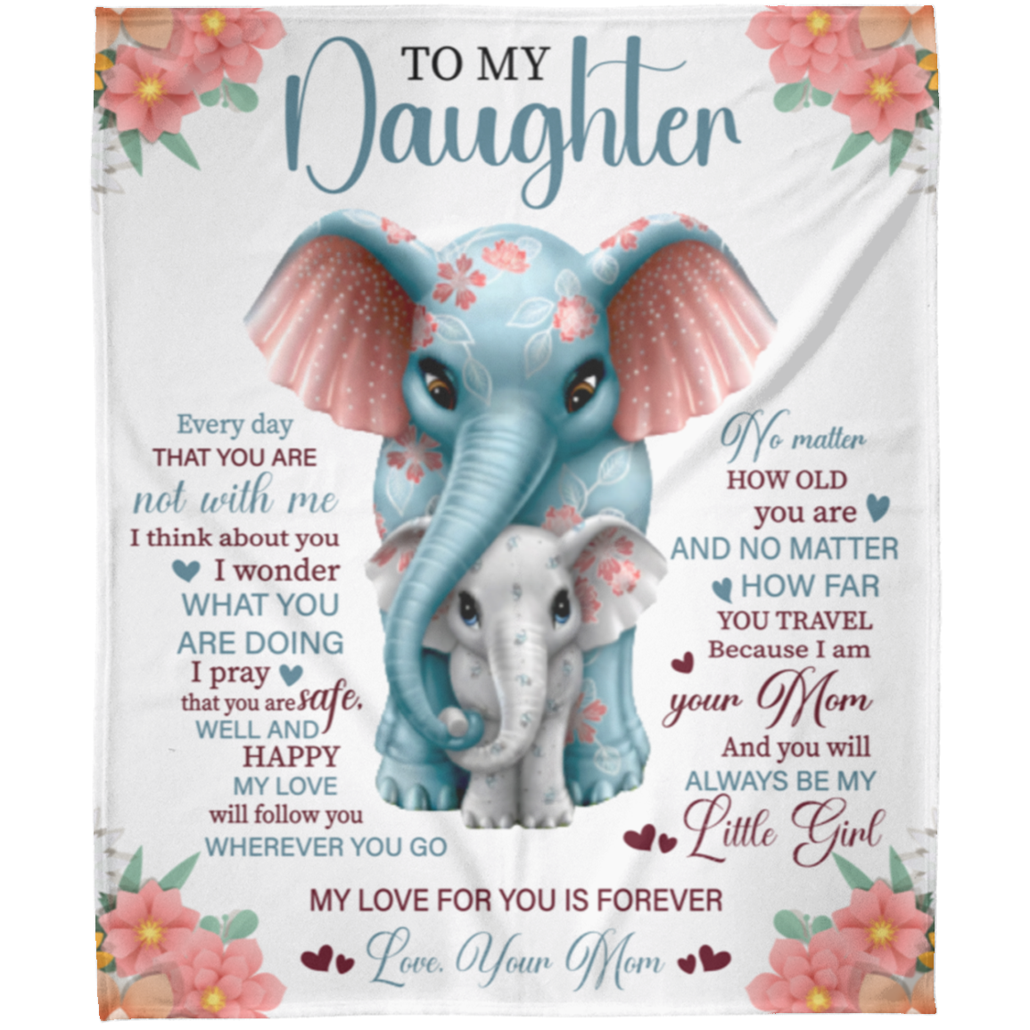 To My Daughter Blanket | Mom