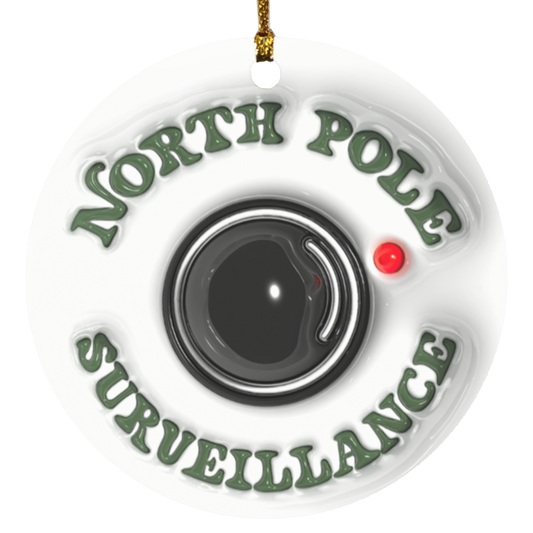 North Pole Surveillance - Novelty Ornament