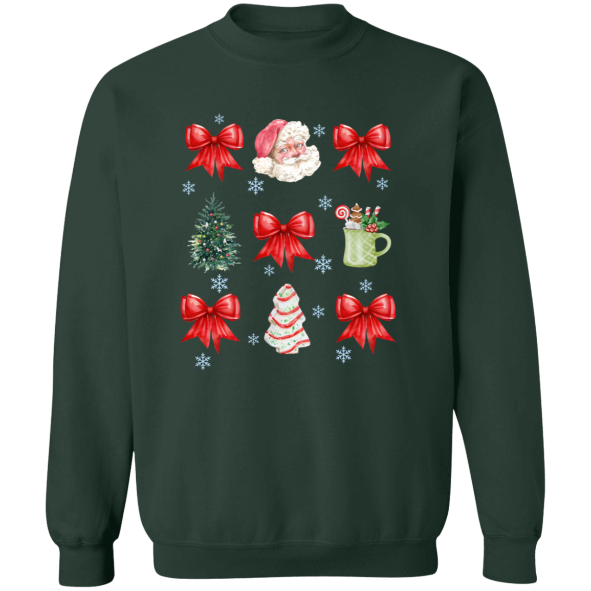 Christmas Coquette Bow T-Shirt | Sweatshirt