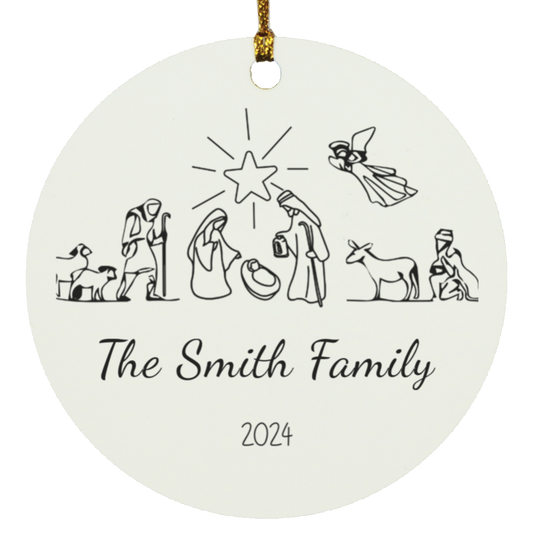 2024 Family Ornament - Personalized