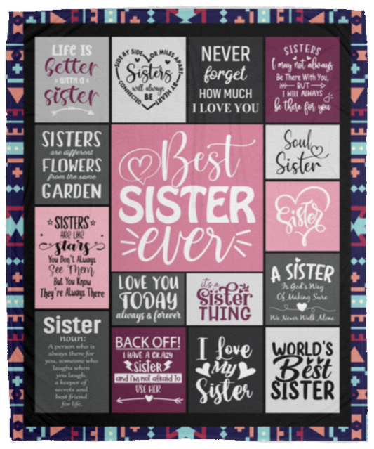 Best Sister Ever - Blanket