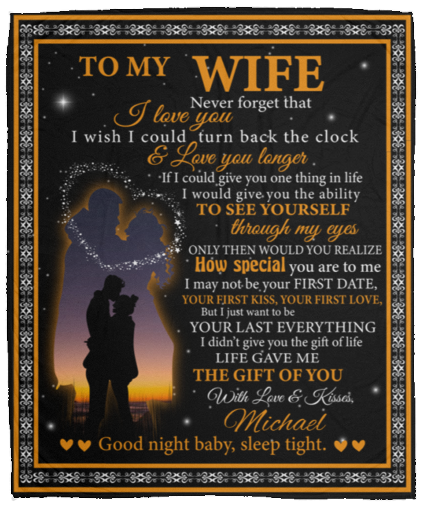 To My Wife Blanket | Husband - Personalized