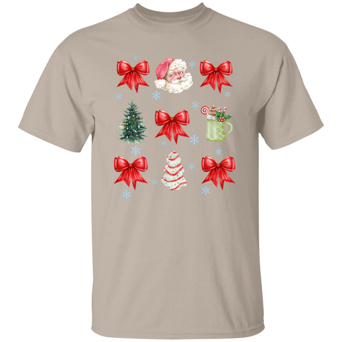 Christmas Coquette Bow T-Shirt | Sweatshirt