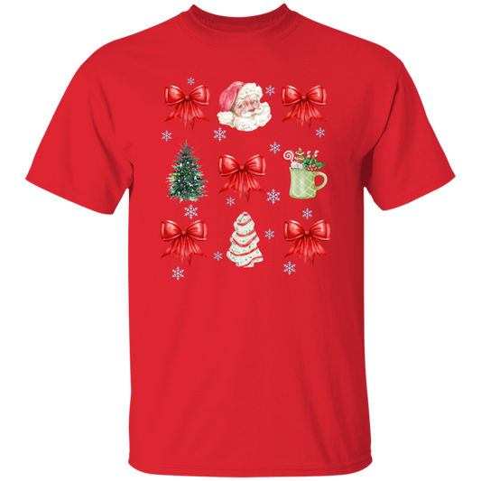 Christmas Coquette Bow T-Shirt | Sweatshirt