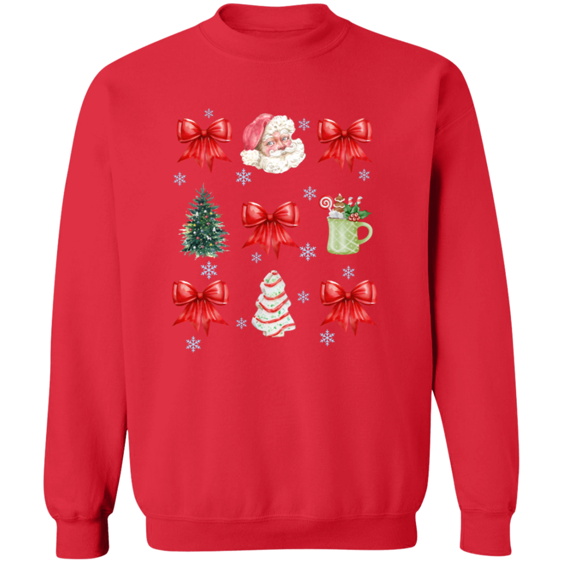 Christmas Coquette Bow T-Shirt | Sweatshirt