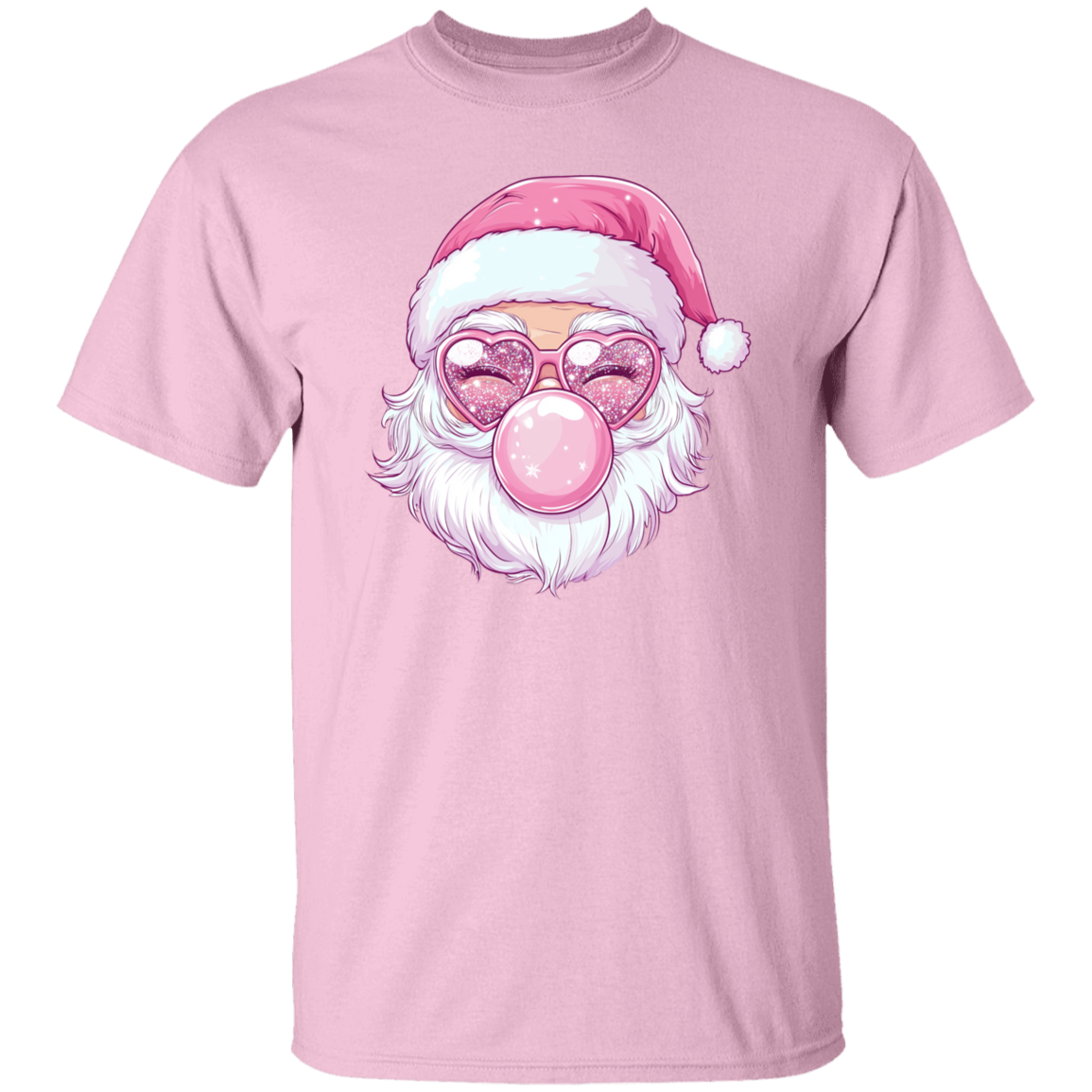 Santa Pink Bubble Gum  T- Shirt | Sweatshirt | Hoodie