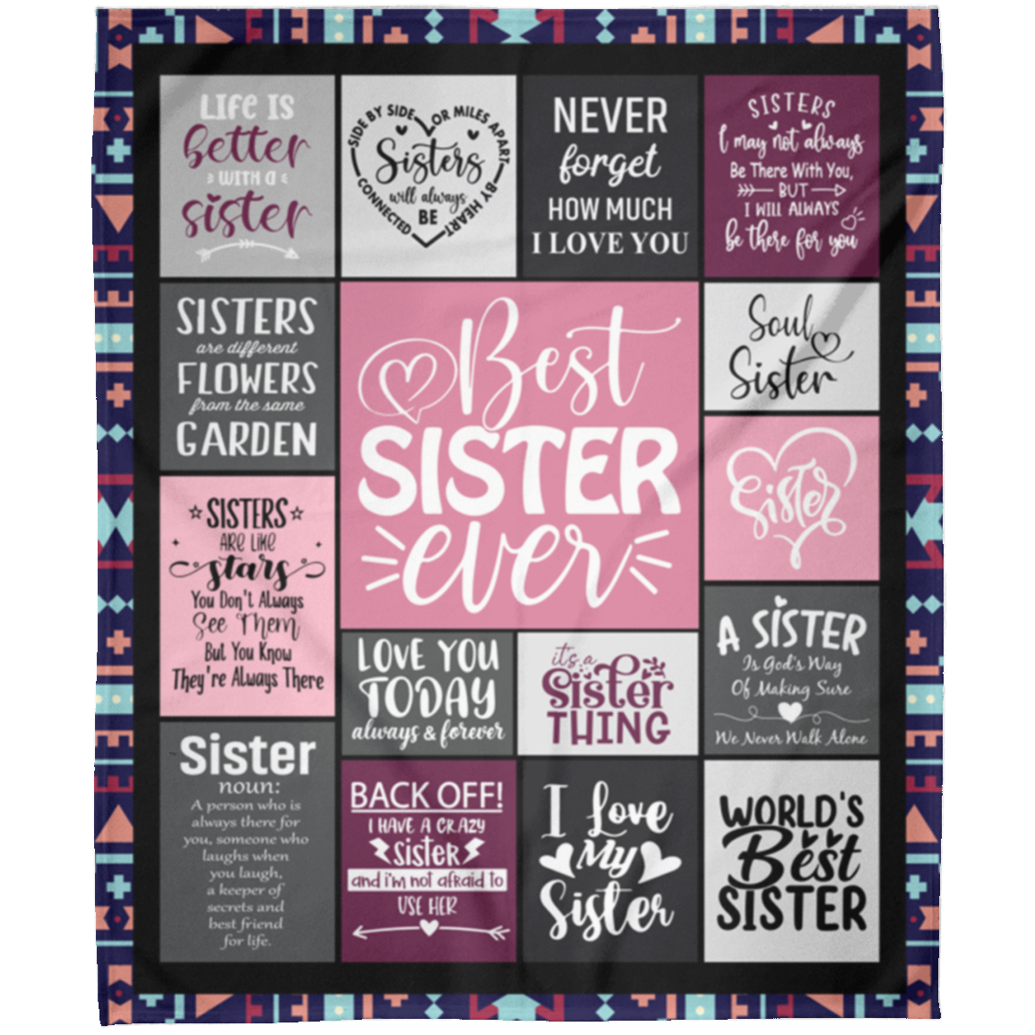 Best Sister Ever - Blanket