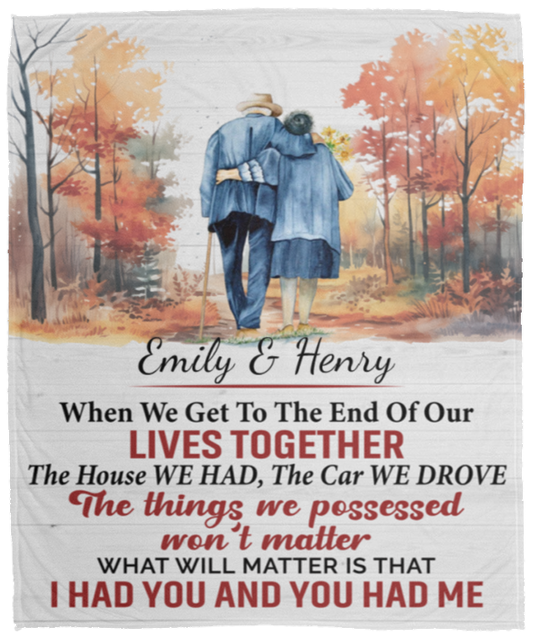 Our Lives Together Blanket | Personalized