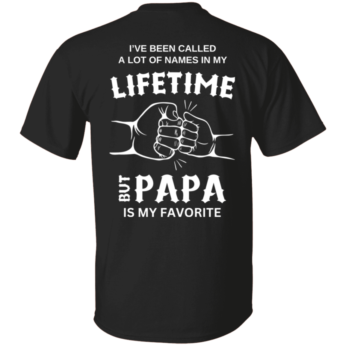 PAPA Letter Print Men's Casual T-Shirt