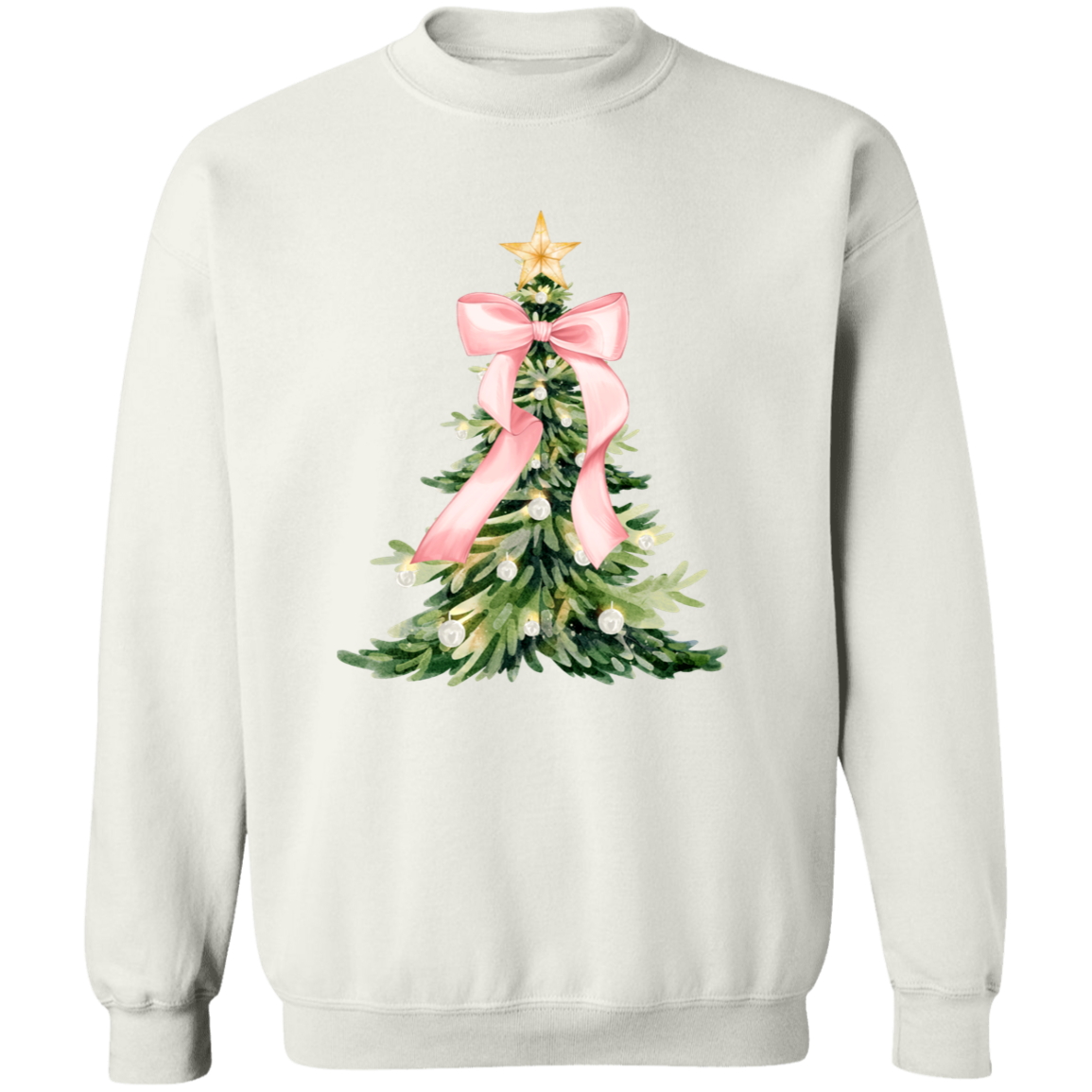 Pink Christmas Bow T-Shirt | Sweatshirt