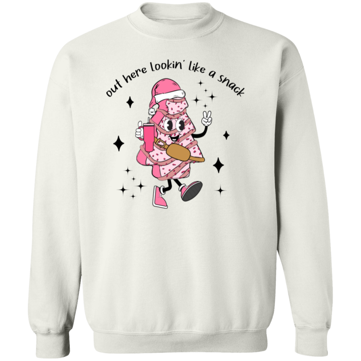 Looking Like a Snack - Crewneck Pullover Sweatshirt