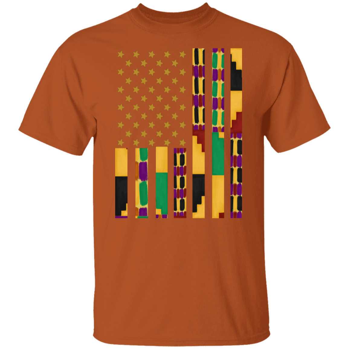 African Kente Flag T-Shirt