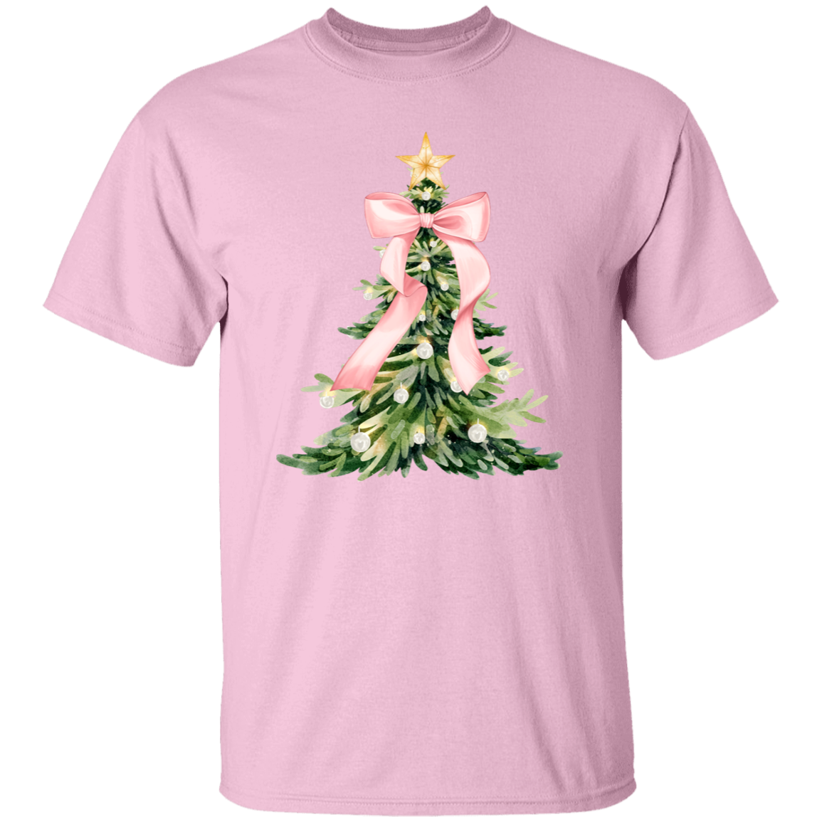 Pink Christmas Bow T-Shirt | Sweatshirt