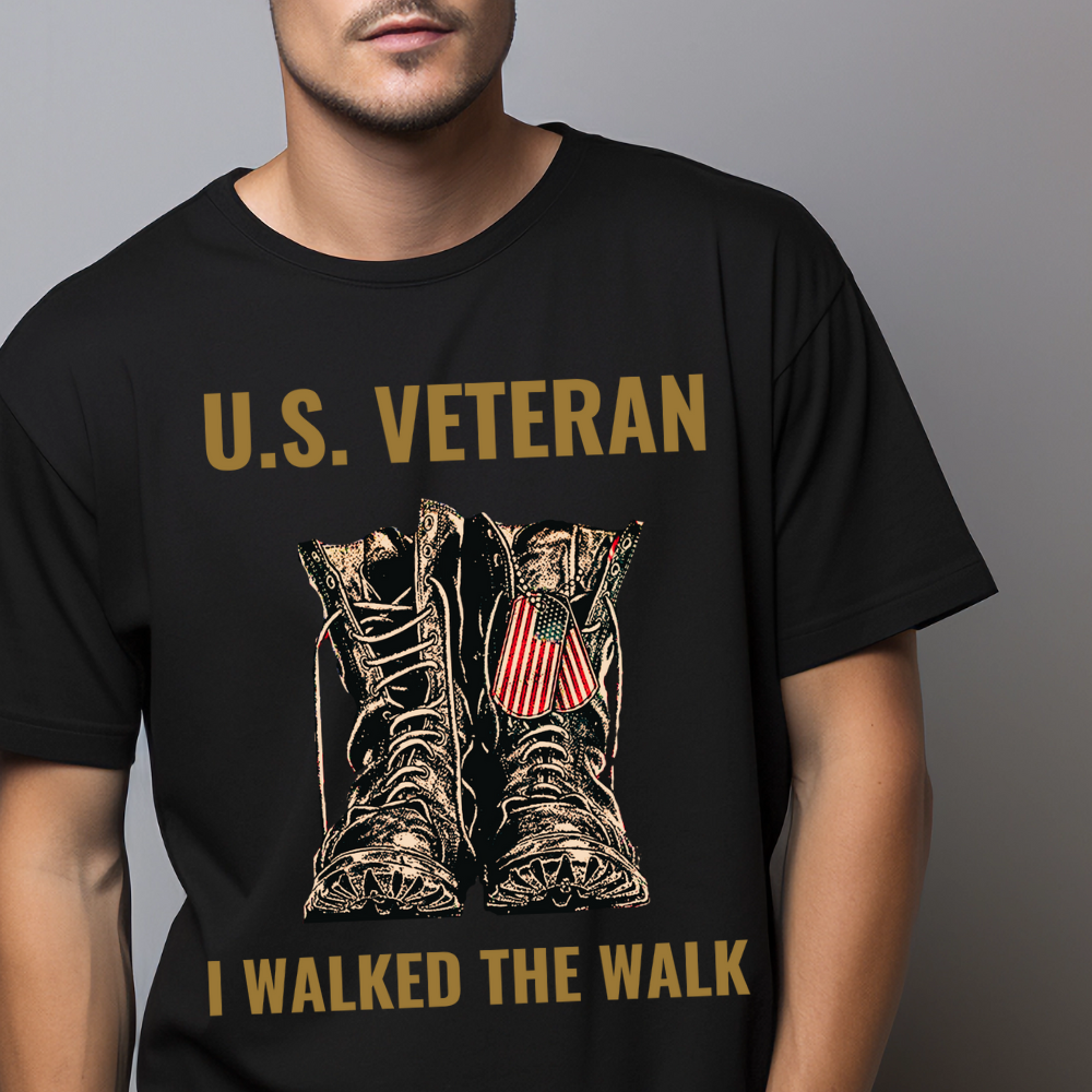U.S. Veteran - "I Walked the Walk" T-Shirt