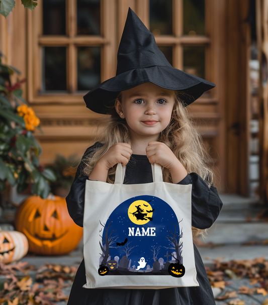 Personalized Halloween Candy Tote