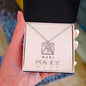 Personalized Name Monogram Necklace — A Gift for Your Daughter