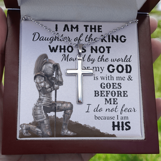I AM THE Daughter of the KING - Cross Necklace