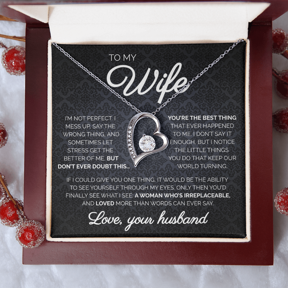 To My Wife | You're The Best Thing | Forever Love Necklace