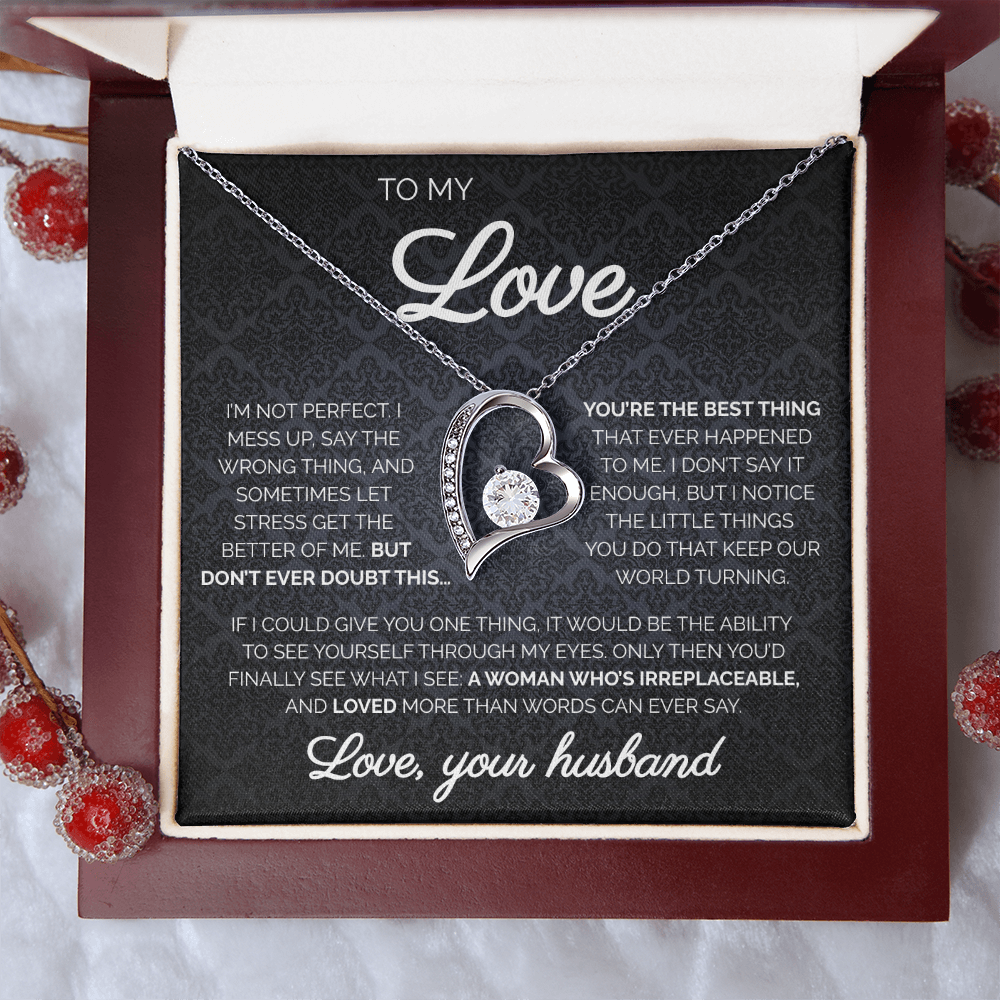 To My Love | You're The Best Thing | Forever Love Necklace