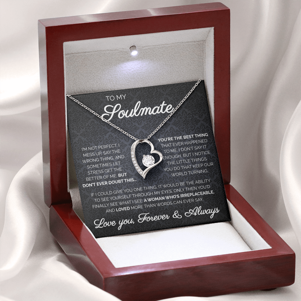 To My Soulmate | You're The Best Thing | Forever Love Necklace