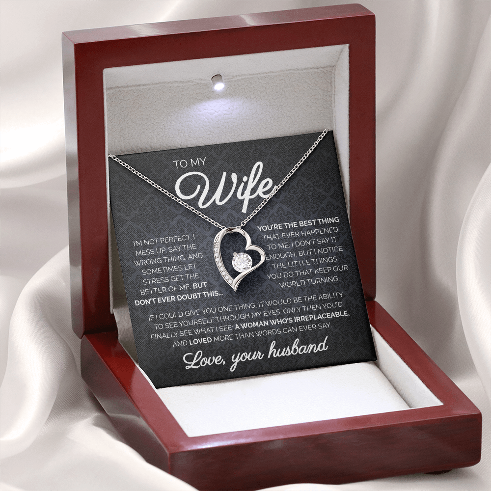 To My Wife | You're The Best Thing | Forever Love Necklace